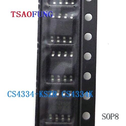 5Pieces CS4334-KSZR CS4334K SOP8 Integrated Circuits Electronic Components