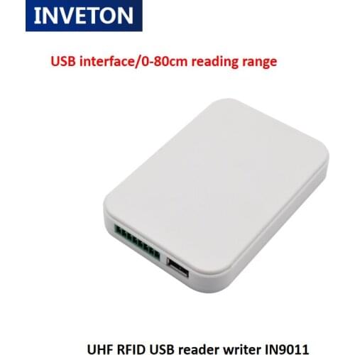 865~868Mhz usb uhf rfid reader writer 902-928MHZ for personal access control system with sample card