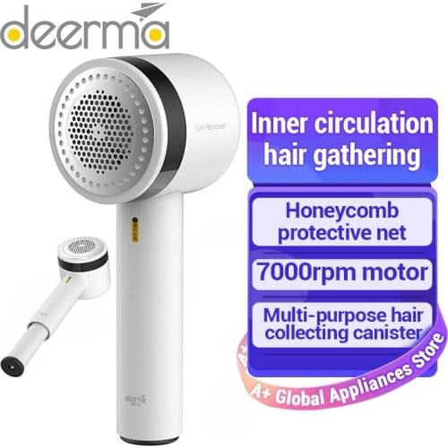 Deerma MQ811 813 Portable Lint Remover Wireless Hair Ball Trimmer for Sweater Clothing 7000rmin Motor Clothes Fuzz Fabric Shaver