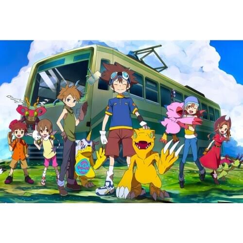 Digital baby wooden puzzle 1000 pieces Digital monster juguete educational toys anime peripheral learning toys for children