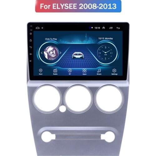 For Citroen Elysee 08-13 Android Multimedia Player Car GPS Navigation Android 9 radio smart car multimedia player radio android