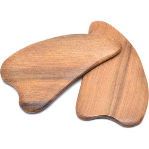 1pcs Natural wood Gua sha Face Massager Scrapers Tools For Face Neck Back Body Lose Weight Massager SPA