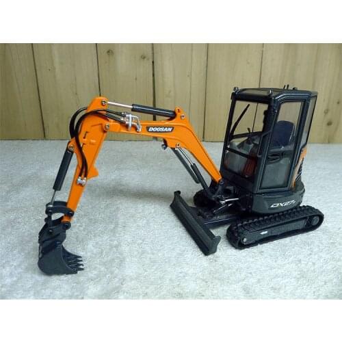 UH 1:25 8141 Doosan DX27z Alloy Metal Diecast Cars Model Toy Vehicles For Children Boy Toys