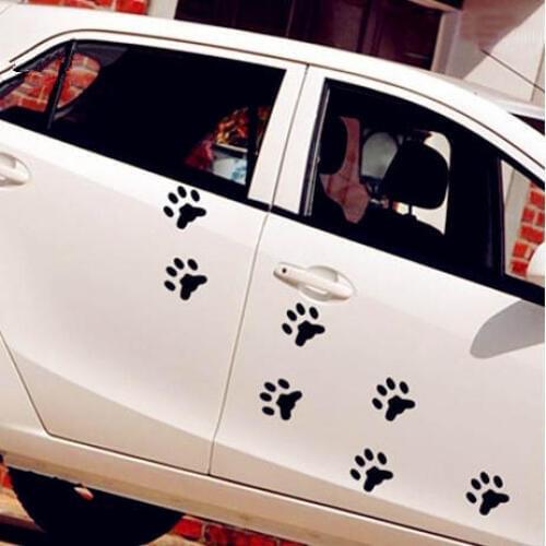 Motorcycle sticker Fashion cute bear claws dog footprint car stickers decoration accessories case for kia sportage and so on