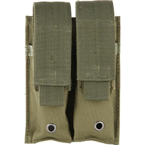 2018New Outdoor Airsoft Combat Military Hunting600D Nylon Tactical Molle Dual Double Pistol Mag Magazine Pouch Close Holster