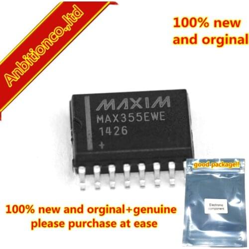 2pcs 100% new and orginal MAX355EWE+T SOP16 in stock