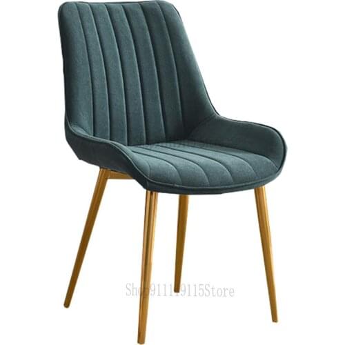 Dining Chair Household Nordic Restaurant Modern Simple Leather Stool Back Net Red Desk Make Up Chair Light Luxury Dining Table C