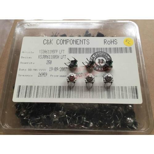 Original France C&KSJ0M61180SH Waterproof dust touch switch 7*7 ball ball button