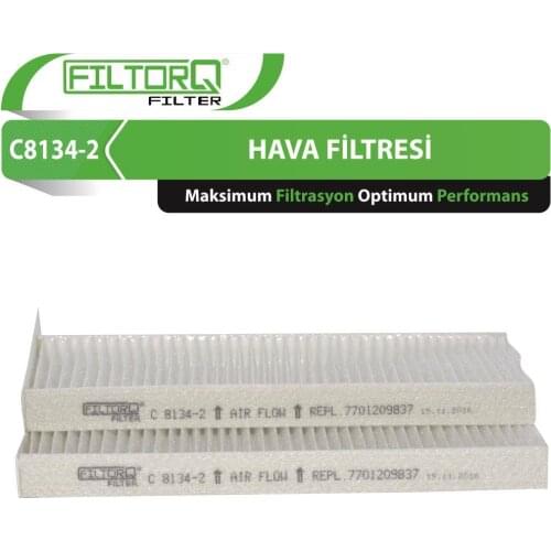 Air conditioning cabin filter C8134-2 For MERCEDES (W415) / OPEL Movano B / RENAULT Kangoo II, master IV / NISSAN NV400