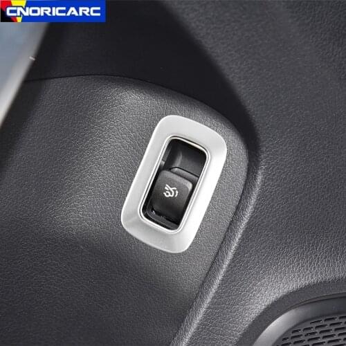 Car Styling Door Trunk Switch Button Frame Decoration Sticker Trim For Mercedes Benz A Class W177 CLA C118 Interior Accessories