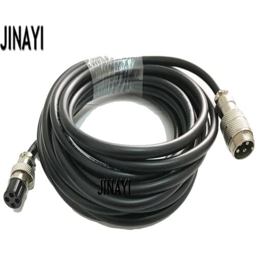 4 pin 4P GX16 16mm Male Female Air Plug Aviation Socket Connector Plug Cable 1m 3m 5m 10m