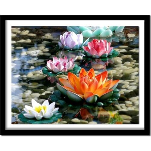 Diamond Embroidery Flowers Full Square Diamond Cross Stitch Diamond Painting Rhinestones Needlework For Home Decor Gift