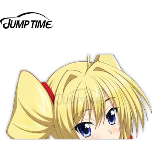 Jump Time Anime High School DxD Ravel Phenex 57 Bumper Window Helmet Vinyl Decal Peeker Car Stickers