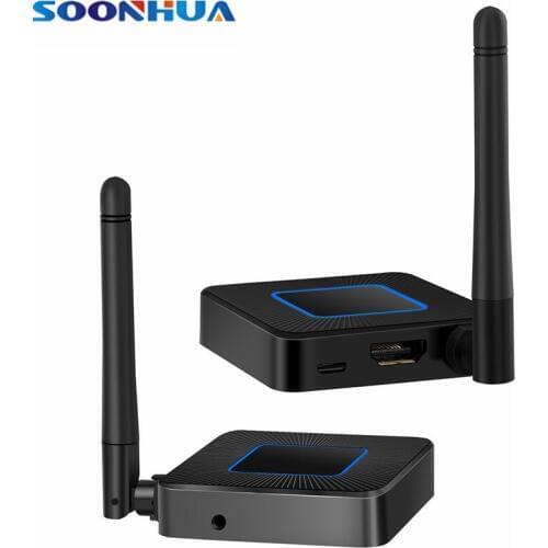 SOONHUA Wireless HDMI Dongle Miracast USB Cable HD 1080P WiFi Media Display TV Stick Screen 2.4 5G WiFi Display Airplay DLNA