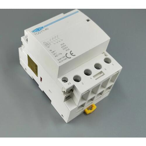 CT1 4P 40A 220V 400V~ 50/60HZ Din rail Household ac Modular contactor 4NO