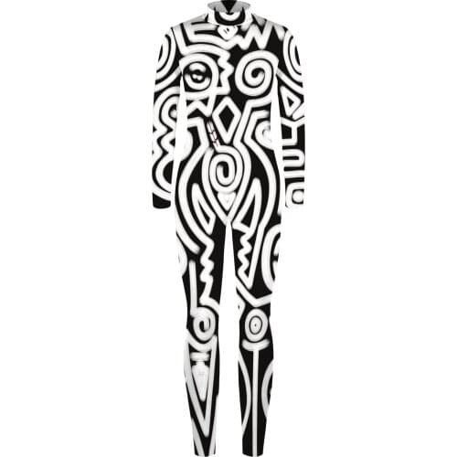 Boys Girls Cosplay Costumes Attack on Titan Jumpsuits Zentai Anime Printed Bodysuits Art Body Muscles Suit for Kids Children