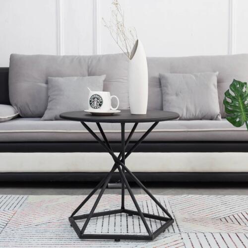 Nordic wrought iron round coffee table dining table for children mesa de centro table basse living home decor garden furniture