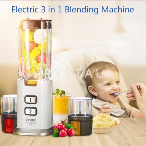 Electric 3 in 1 Blending Machine with 3 Cups Food Blender Baby Food Supplement Machine Household Meat Grinding Machine KB30380