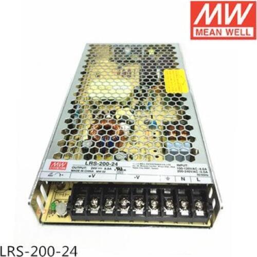MEAN WELL Switching Power Supply LRS-200-24 Industrial Control 24V 9A 200W