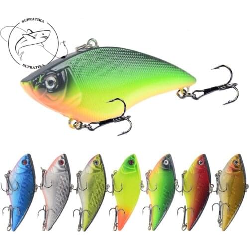 7cm/16g Artificial VIB Sinking Wobblers High Quality Fishing Lure Hard Bait 3D Eyes Anti-Corrosion Plastic Fishing Bait