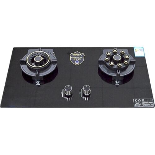 JZT-A8 Gas cooktops double-hole Folding gas stove energy-saving fire stove Natural liquefied gas stove Tempered glass panel