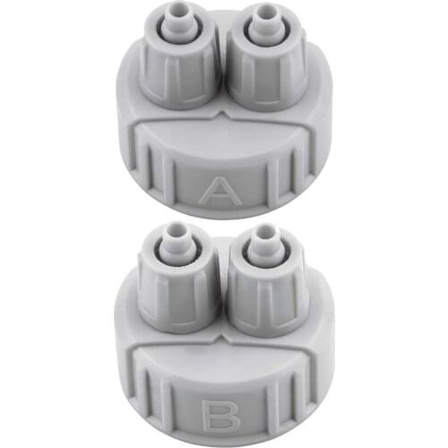 ABS Aquarium CO2 System Kit Generator Part Pro Tubes Valve Guage Bottle Cap for Fish Tank Live Planted A/ B Interface DIY