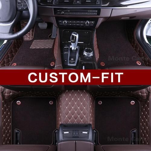 Custom made car floor mats for Mitsubishi Pajero 3 4 sport Shogun Montero V93 V95 V97 Outlander car styling carpet rugs liner