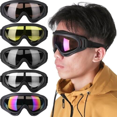 Ski Goggles Dustproof Moto Cycling Lens Sunglasses Winter Windproof Skiing Glasses Goggles Sports Windproof Eyewear Glasses