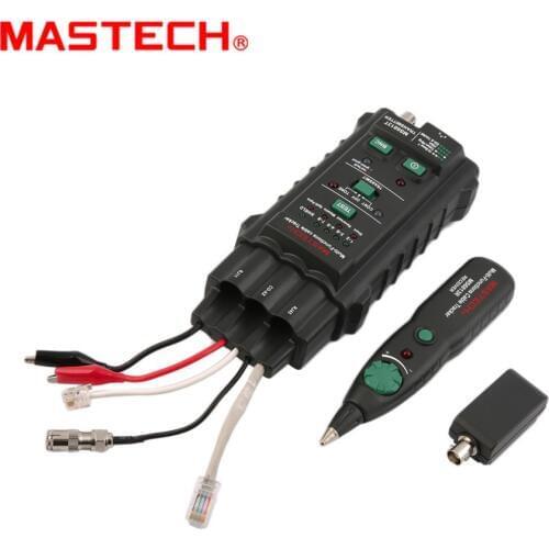 MASTECH MS6813 Multi-function Network Cable Tester Telephone Line Tester Detector Tracker RJ45 RJ11 COAX