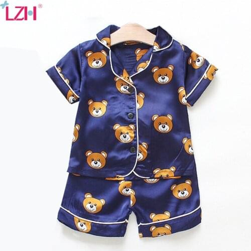 Girls Pajamas Set Kids Sleepwear Outfits Summer Autumn Toddler Girls Long Sleeve Pijamas For Boys Pajamas Suit Children Clothing