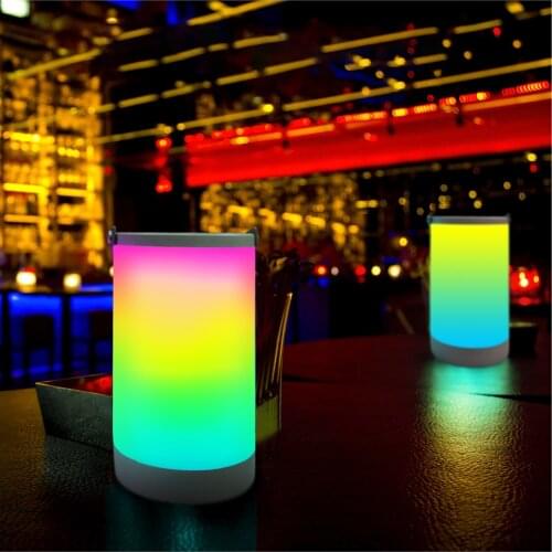 Portable LED Living Room Floor Lamp Standing Carpet Table Bedside Home Decor USB Night Light USB RGB 16 Indoor Color APP Remote