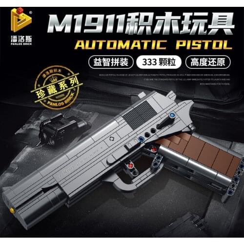 Building Blocks Soft Bullet Gun Toy Kids Electrical Of 98k Rifle Gun Construction Outdoor Toys For Children