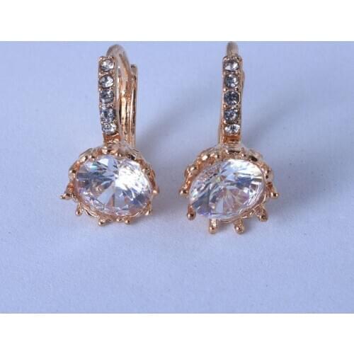 Rhinestone Luxury Austria Crystal Jewelry Earrings For Women Shaped Fit Female Earring Gift 2021 Wedding Brincos Earings