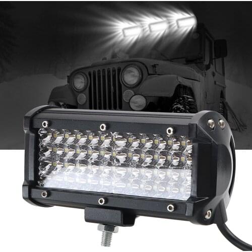 LED Work Light 7" 144W 10800LM 6000K Spotlight LED Light Super Bright for Tractors Bar Offroad Boat Car Truck ATV SUV 4x4