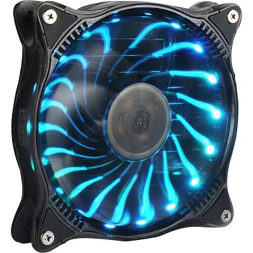 Pccooler Starry Sky 120mm RGB chassis cooling fan, small 3Pin+large 4Pin interface, 6 groups of modes, 7 colors
