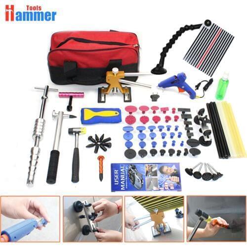 Slide hammer Paintless Dent Repair Tools Dent Removal Dent Puller Tabs Dent Lifter Hand Tool Set Tool kit