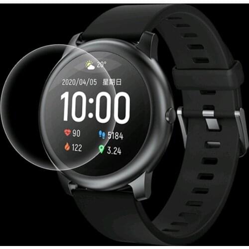 3*5pcs Anti Scratch HD Tempered Glass For XiaoMi Haylou Solar LS05 Watch Screen Protector Explosion-proof Protective Film Guard