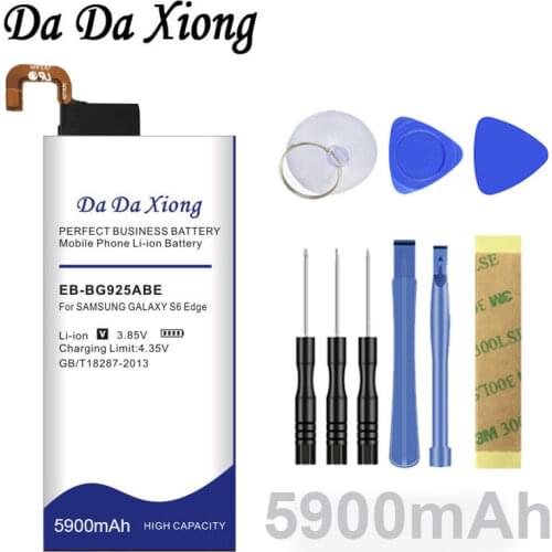 Da Da Xiong 5650mAh EB-BG925ABE Li-ion Phone Battery for Samsung GALAXY S6 Edge G9250 G925F G925FQ G925S