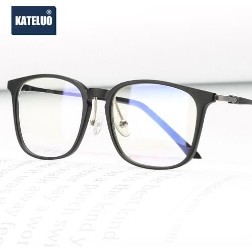 KATELUO 2020 Women Computer Goggles Anti Blue Light Laser Ray Fatigue Radiation-resistant Glasses Eyeglasses Frame for Men 9932