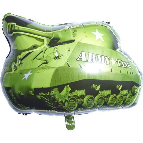 1pcs Babyshower Tank Balloons Kids Toy Aluminium Foil Ballon Birthday Party Decorations Kids Happy New Year Decorations Home