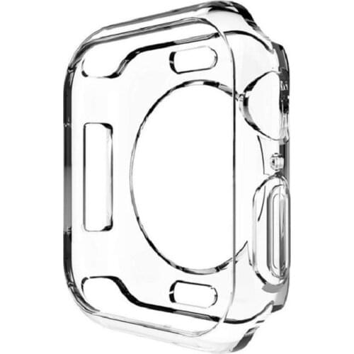 1Pcs Half Cover Case For Apple Watch 6 5 4 SE 40mm 44mm Scratch Silicone Soft Cases For iWatch Series 3 2 42mm 38mm Accessories