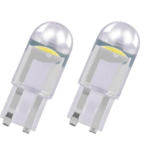 2PCS New T10 W5W 194 168 COB LED Lights for Car Wedge Parking Light Side Door Bulb Instrument Lamp Auto License Plate Lights