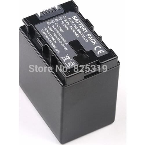 3.6V 4450mAh BN-VG138 rechargeable batteries VG138 Camera DATA Battery for JVC BN-VG108 BN-VG108AC BN-VG108E BN-VG108EU