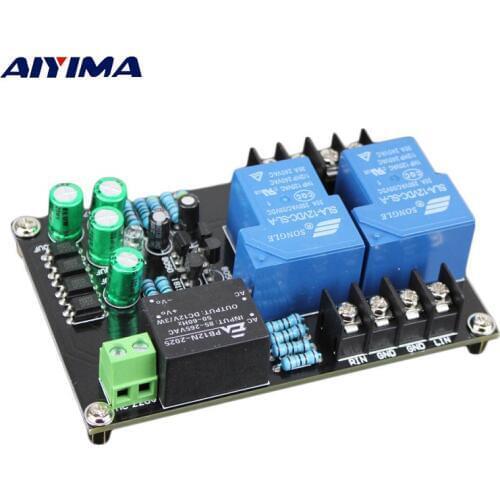 AIYIMA High Power Speaker Protection Board 30A Power protection board 2 channels with four lines separated