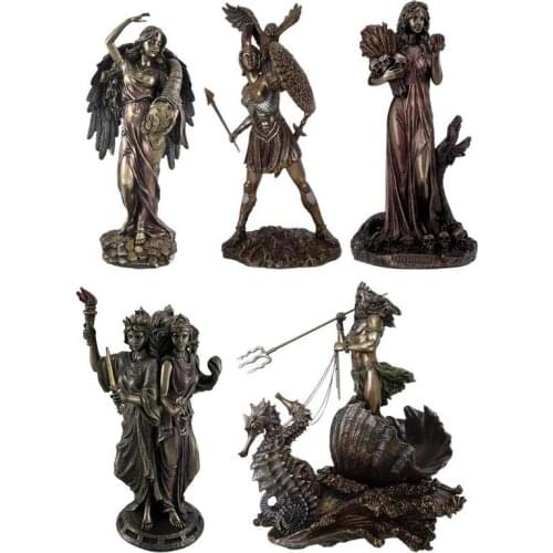 Antique Greek Goddess Statue Character Figurines Statues Greek Figurine Ornament for Home Decor