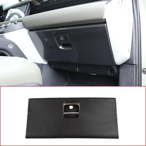 Car Styling Co-pilot Glove Box Panel Decorative Cover Sticker Trim For Land Rover Defender 90 110 2020-2022 Auto Accessories