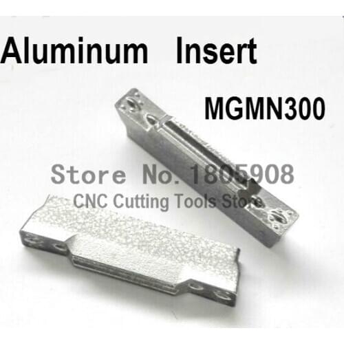 Free shopping 10pcs MGMN300 for aluminum slot cutting slot cutter carbide hard alloy blade for aluminum general parts