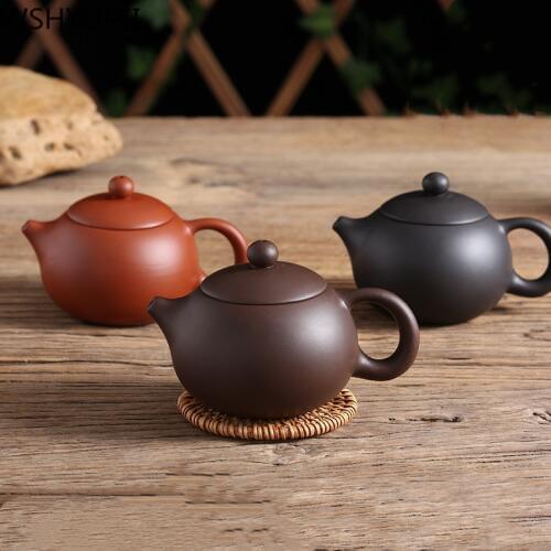 Yixing Purple Clay Shih Tzu Teapot Tea Set Handmade Original Mine Purple mud Tea set wine set One pot and four cups