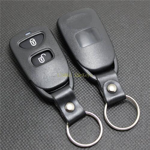 PINECONE Remote Case for HYUNDAI ELANTRA Remote Key Shell Cover With Rubber Buttons Key Ring 1 PC