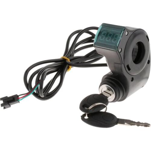 Electric Bike LCD Digital Battery Voltage Display Digit Display Voltage Voltmeter for Scooter Electric Scooter